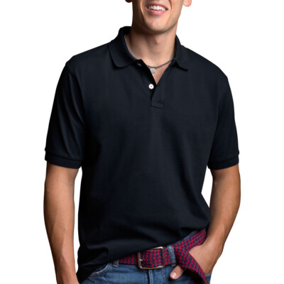 Men's Polo Shirt Golf Sports Plain Casual New Cotton Jersey T Shirt Short Sleeve