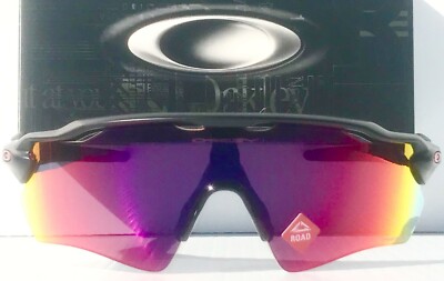 NEW* Oakley RADAR EV PATH Matte Black Red frame PRIZM ROAD lens