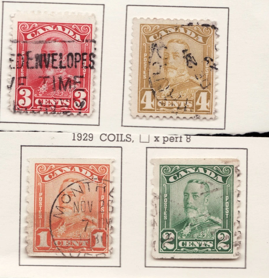 Used 1928 Scroll Issue Set w/ 158 Bluenose - Canada - VF - superfleas - cv$293 - Image 4 of 4