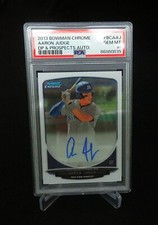 2013 Bowman Chrome Draft Picks  AUTO  #BCAAJ Aaron Judge 1st  RC PSA 10 GEM MINT