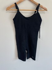 ALO Yoga Seamless Ribbed Mellow Romper in Black XS
