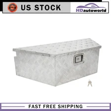 Aluminum Trailer Truck Tongue Tool Box Bed Underbody Storage 39"x16.5"x12"