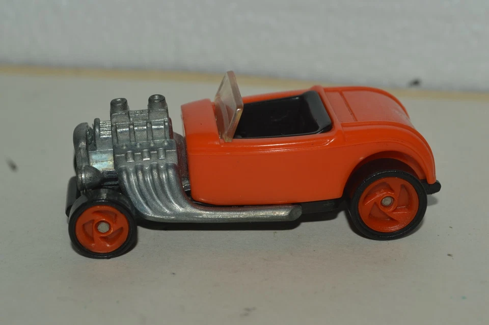 1996 Vintage Hot Wheels ROADSTER McDonald's Cajita Feliz Coche Naranja Buen Estado Foto 4 de 4