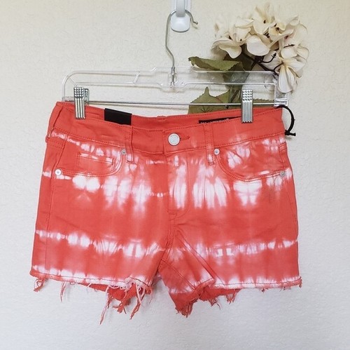 Essex Tie Dye Cutoff Denim Shorts 