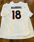 Peyton Manning Denver Broncos #18 White Nike On Field Jersey XXL