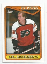 KJELL SAMUELSSON TOPPS 1990-91 CARD NM-MT+ CONDITION
