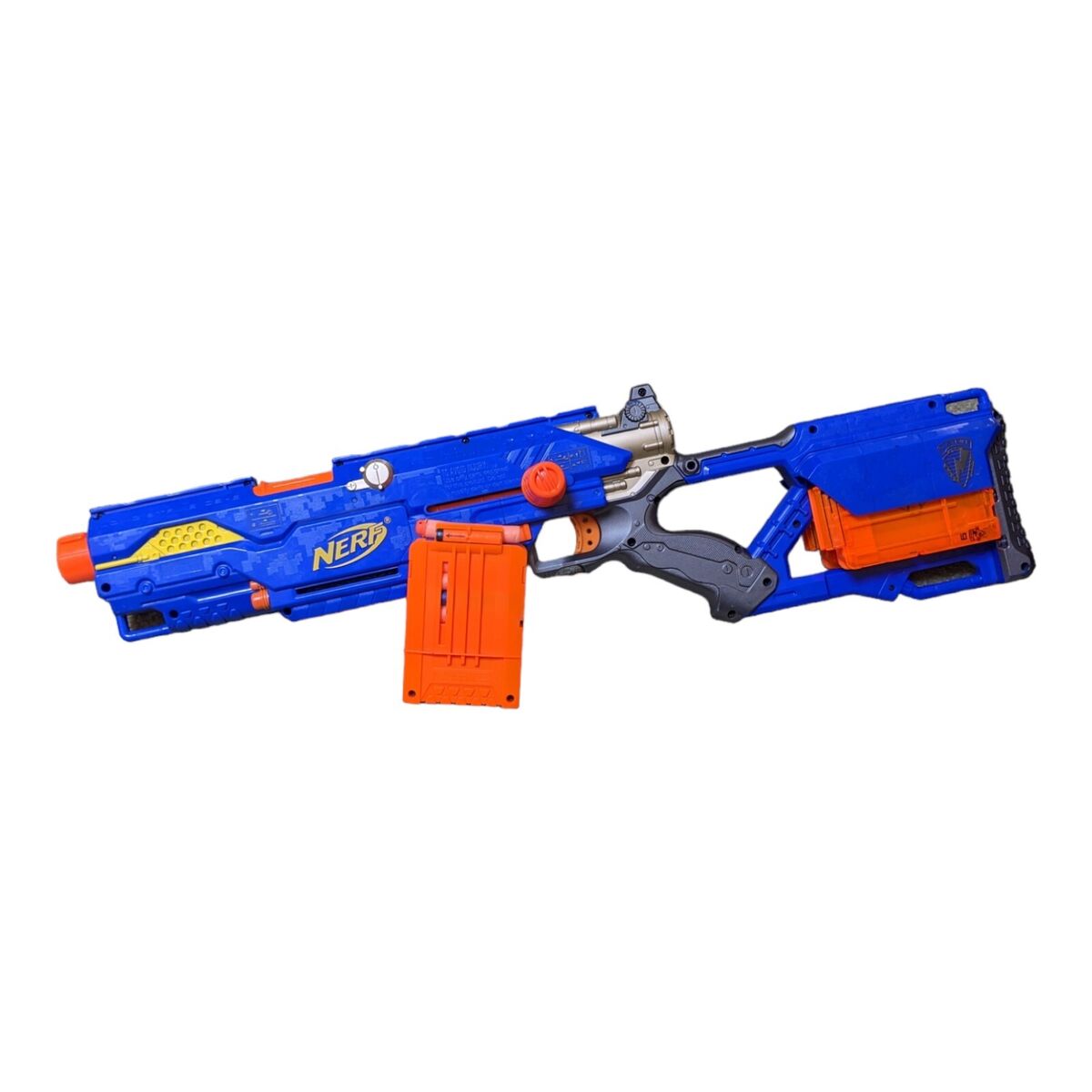 NERF Longstrike CS-6 Blaster Tested & Working 3 Magazines & Darts Fast  Shipping