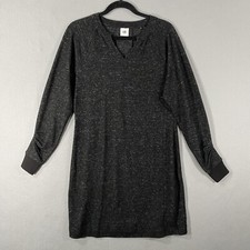 Cabi PJ Dress Black Heathered Long Sleeve #3829 Women’s Size Small
