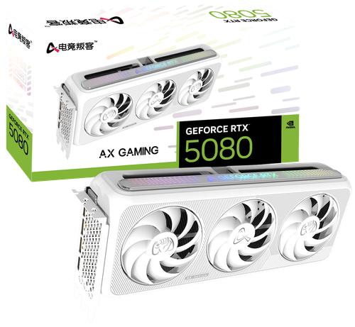 Carte graphique AX Esports Rebel RTX5080 X3W OC 16 Go 16 broches TDP-360W - Photo 2/6