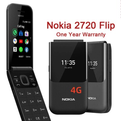 Nokia 2720 (2019)  4G Dual SIM KaiOS 4G LTE Unlocked Flip Phone NEW Sealed