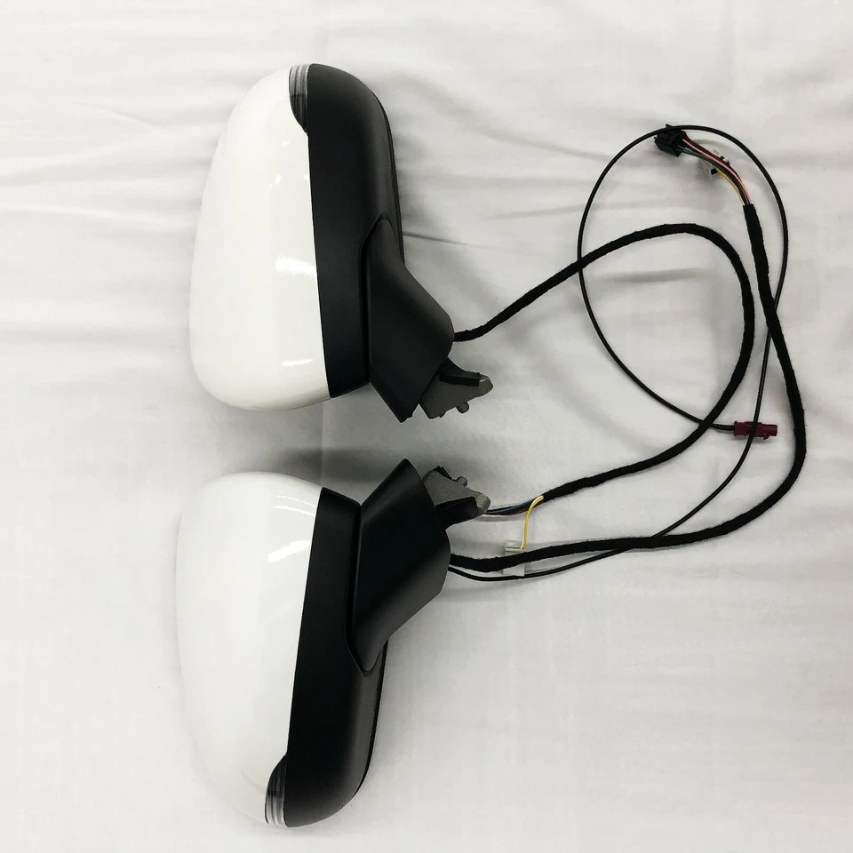 Par de espejos retrovisores laterales de coche W177 para Mercedes Benz Clase A A200 A220 A250 blanco Foto 3 de 4