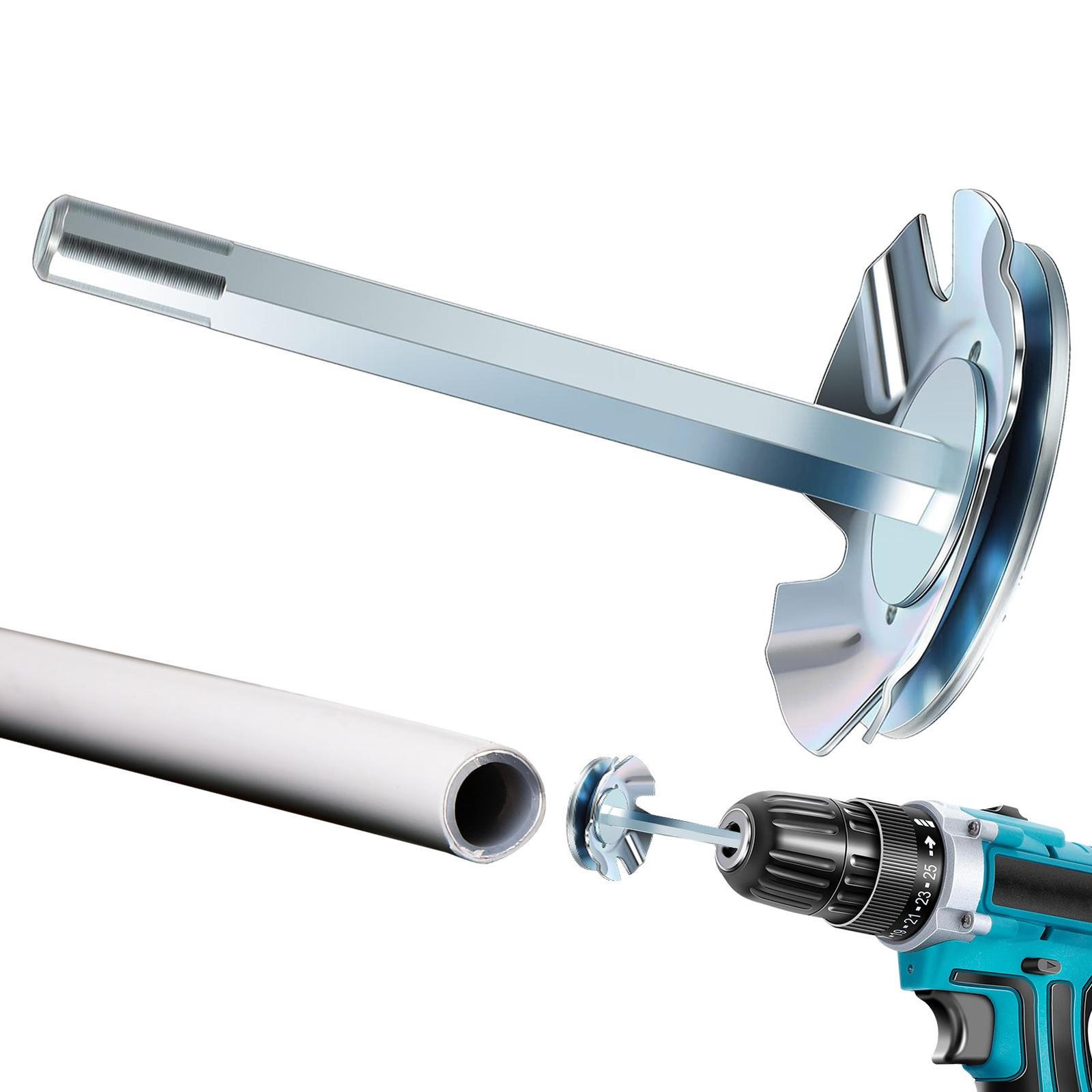 PVC Pipe Reamer Plumbing Fitting Saver Bit Socket Saver Plumbing Tool