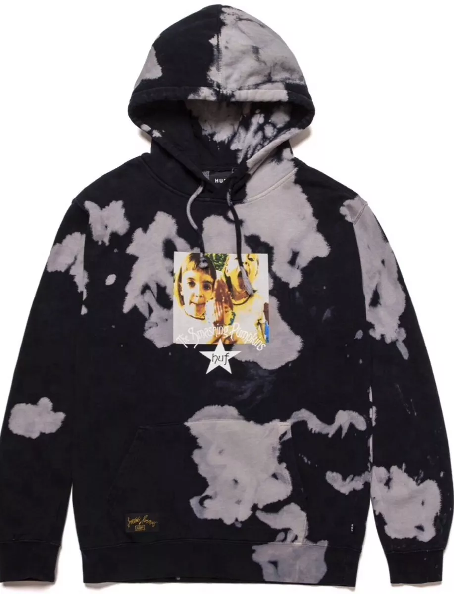 HUF x Smashing Pumpkins CHERUB ROCK 25 Hoodie Medium SOLD OUT Tie Dye BNWT Rare