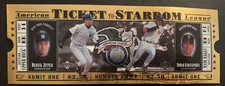 1997 Upper Deck DEREK JETER NOMAR GARCIAPARRA “Ticket To Stardom” Jumbo Yankees