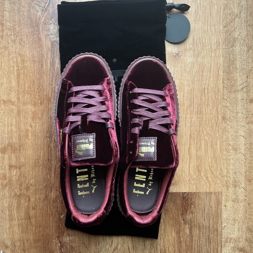 PUMA Fenty Creeper Burgundy 2016 364466-02 Rihanna Size 7 - Picture 2 of 9
