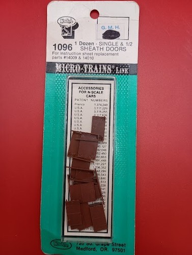 KADEE MICRO-TRENES LÍNEA ESCALA N 1096 1 DOCENA (12) PUERTAS DE FUNDA INDIVIDUALES Y 1/2 | Zustand: New