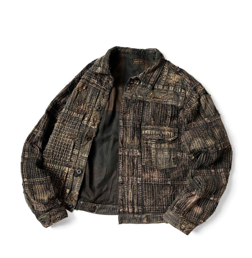 ASK availability First) 【 KAPITAL】BORO Denim jacket black ASK availability First) 【 KAPITAL】BORO Denim jacket black