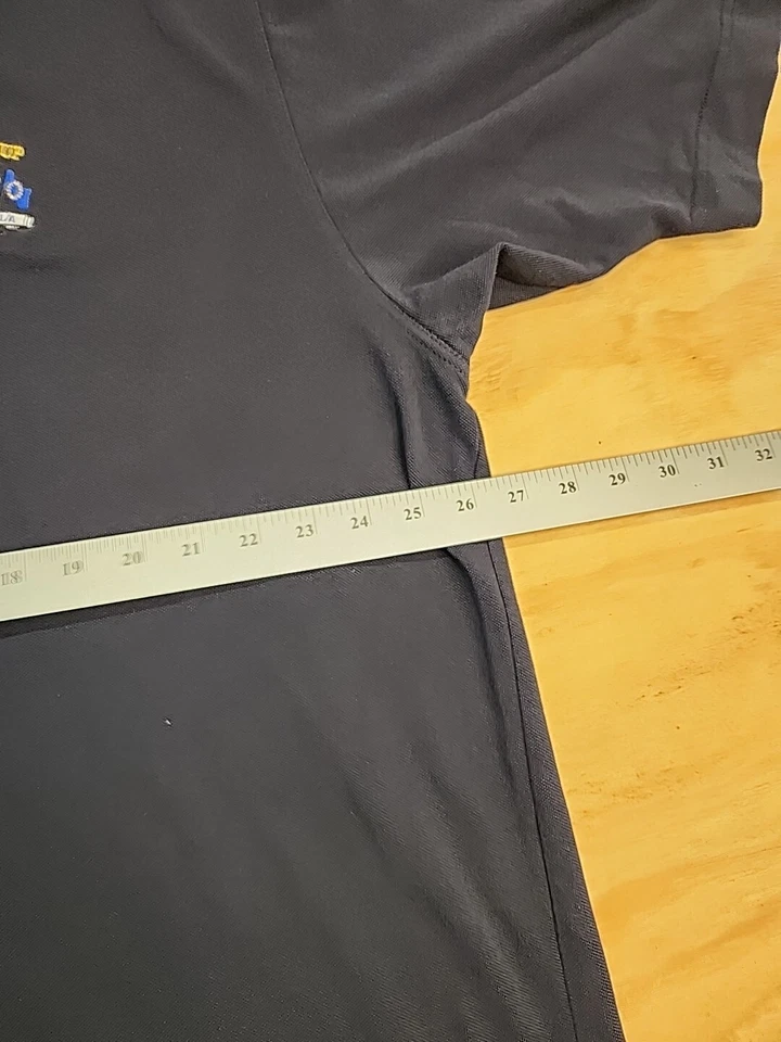 Polo de golf Ryder Cup Valhalla Logo azul tejido algodón para hombre XL Cutter & Buck Foto 3 de 4