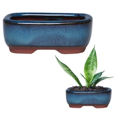 Decorative Swing Face Planter Pot Rectangle Ceramic Garden Planter Pots Ornament
