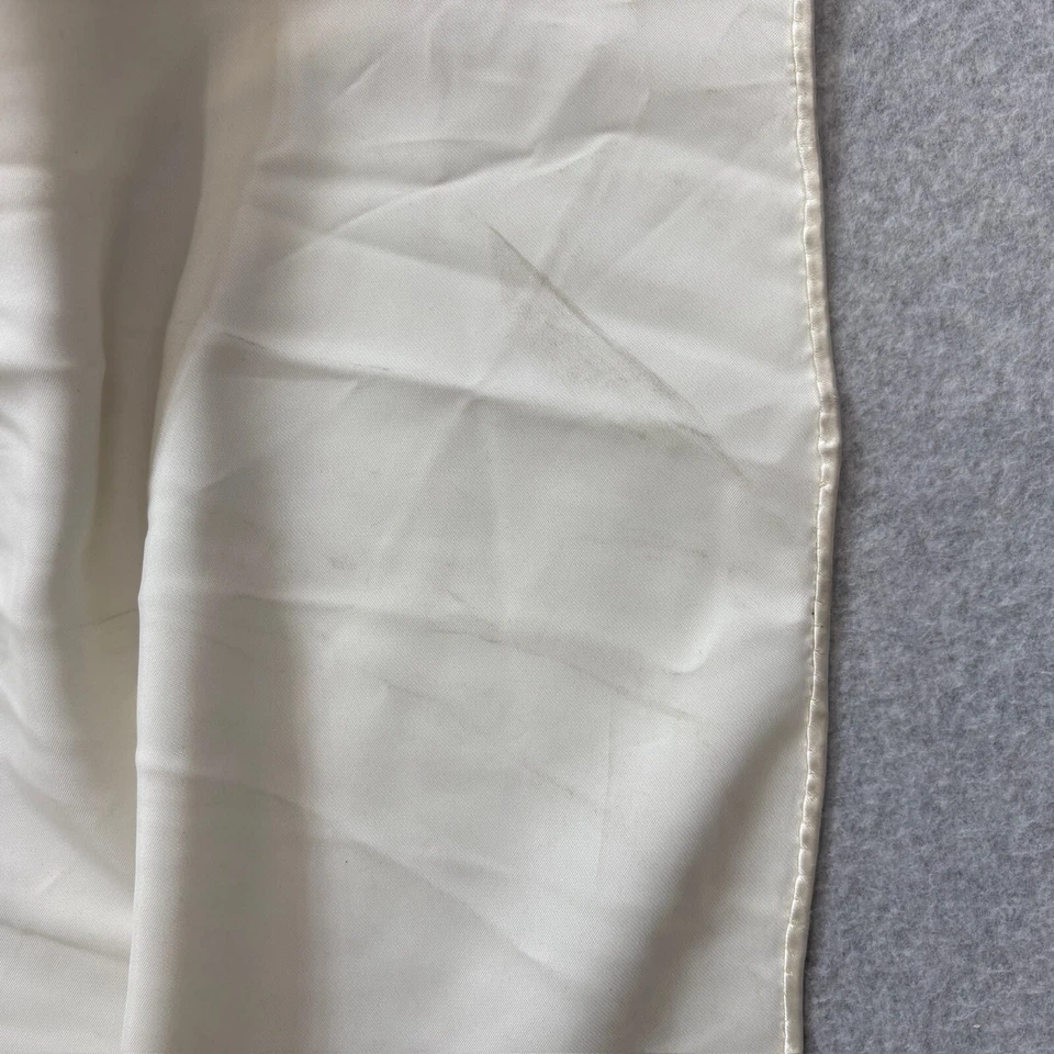 Vintage Wedding Gown Woman S Satin Dress Modest Prairie Handmade High Low READ - Image 4 of 4