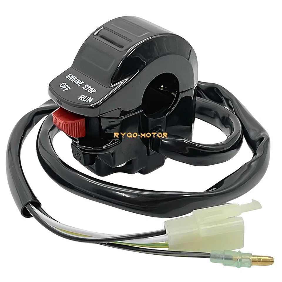 Interruptor de manija izquierda botón de arranque Kill Stop para Suzuki Quadsport 80 LT80 1987-2006 Foto 4 de 4