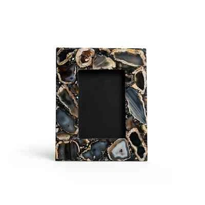 Wild Agate Photo Frame | Handmade Natural Stone Picture Frame | Luxury Home deco - image 1 of 4
