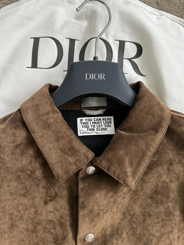 BRAND NEW Dior X Cactus Jack Travis Scott Overshirt With reciept Size 54 BROWN - Image 3 of 4
