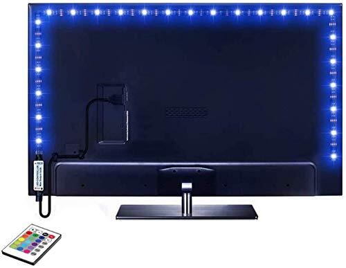 6.56ft LED Strip Lights for 40-60in TV with 16 Color-Changing 5050 LEDs Bias Lighting-image