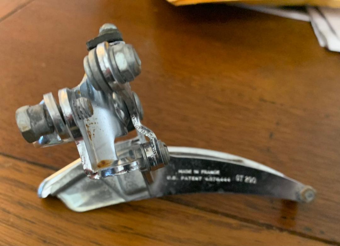 Dérailleur Avant Vintage Schwinn GT-275 - Pince 1 Pouce - Tirage Bas - Fabriqué En France - Occasion
