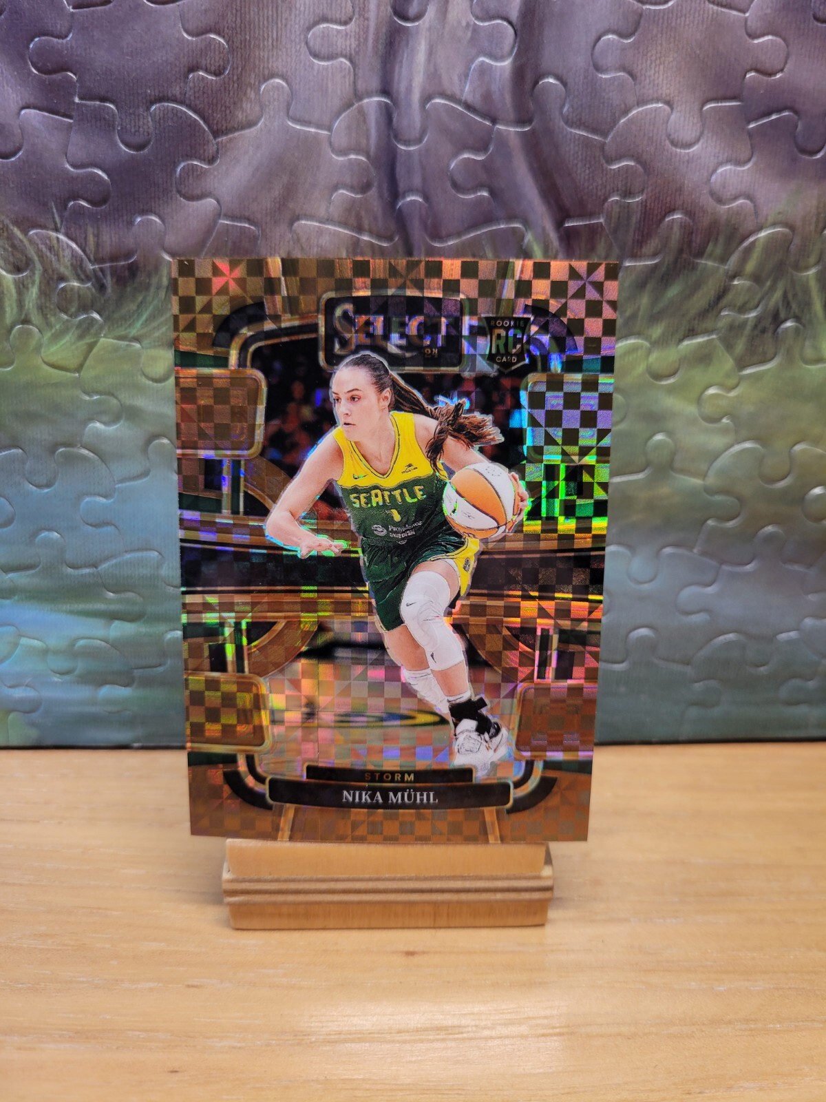 2024 Panini Select WNBA Basketball Nika Muhl Copper Checker Concourse SP /49