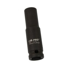 US PRO 1/2" Drive 13mm Deep Impact Socket 78mm Long 6 Point 3371