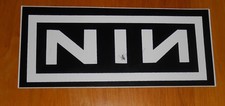 NIN Nine Inch Nails Bumper Sticker Original Promo 7x3