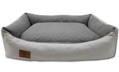 XL Hundebett Hundekissen Hundesofa Katzenbett 100x70 cm XL wasserdicht Grau  | eBay.de