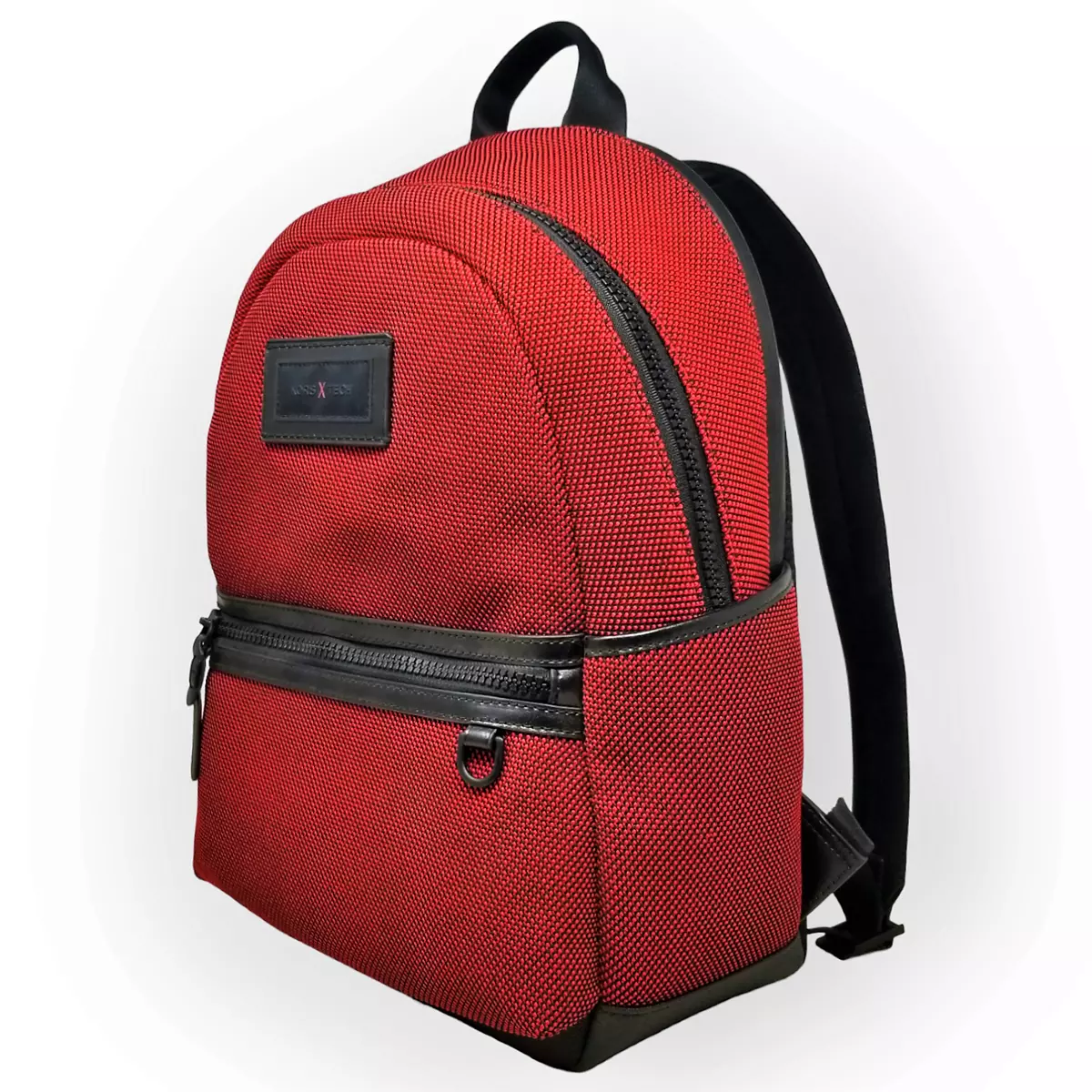 Red and black outlet michael kors backpack