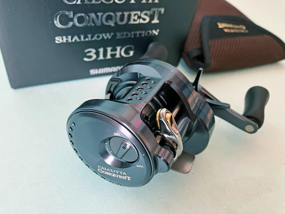 Shimano 24 CALCUTTA CONQUEST SHALLOW EDITION 31HG Left Baitcasting New in Box - Image 3 of 4