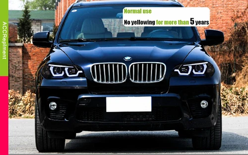 Headlight Assembly For BMW X5 E70 2007-2013 HID Projector LED DRL Replace OEM - Picture 7 of 14