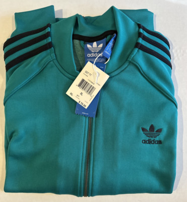 Retro adidas Originals  SST Track Top AJ7001 EQT Green Men's Sz XL. NWT