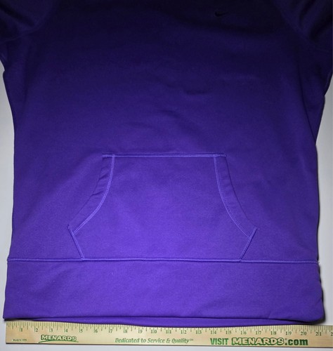 Nike Therma - Fit Womens Purple Long Sleeve Pullover Sweatshirt Size XL - Picture 10 of 15