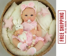Reborn Baby Dolls Silicone Full Body 20 Inch Waterproof Realistic Newborn Baby