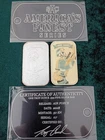 Two 1oz .999 Fine Silver Bars, America's Finest, AIR FORCE, with Metal COA's