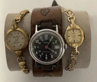 Vintage Mechanical Watch Trio, 2x Timex, Muigo - Spares or Repairs