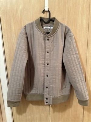 CRIQUET Austin Men s Beige Ranch Field Bomber Jacket Size Medium