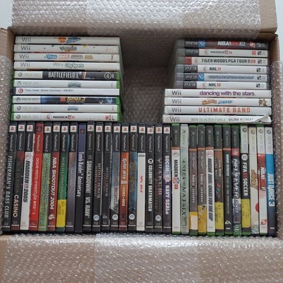 Video Game empty box lot of 51