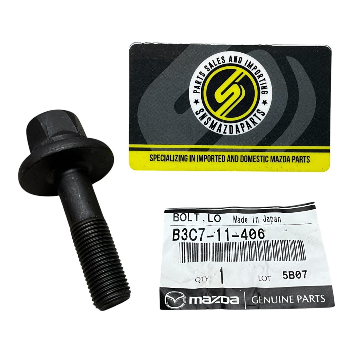 91-05 Mazda Miata MX5 OEM LNC 1.6L 1.8L Genuine Crank Pulley Bolt