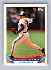 Duane Ward Toronto Blue Jays #260 Topps 1993 Baseball Card