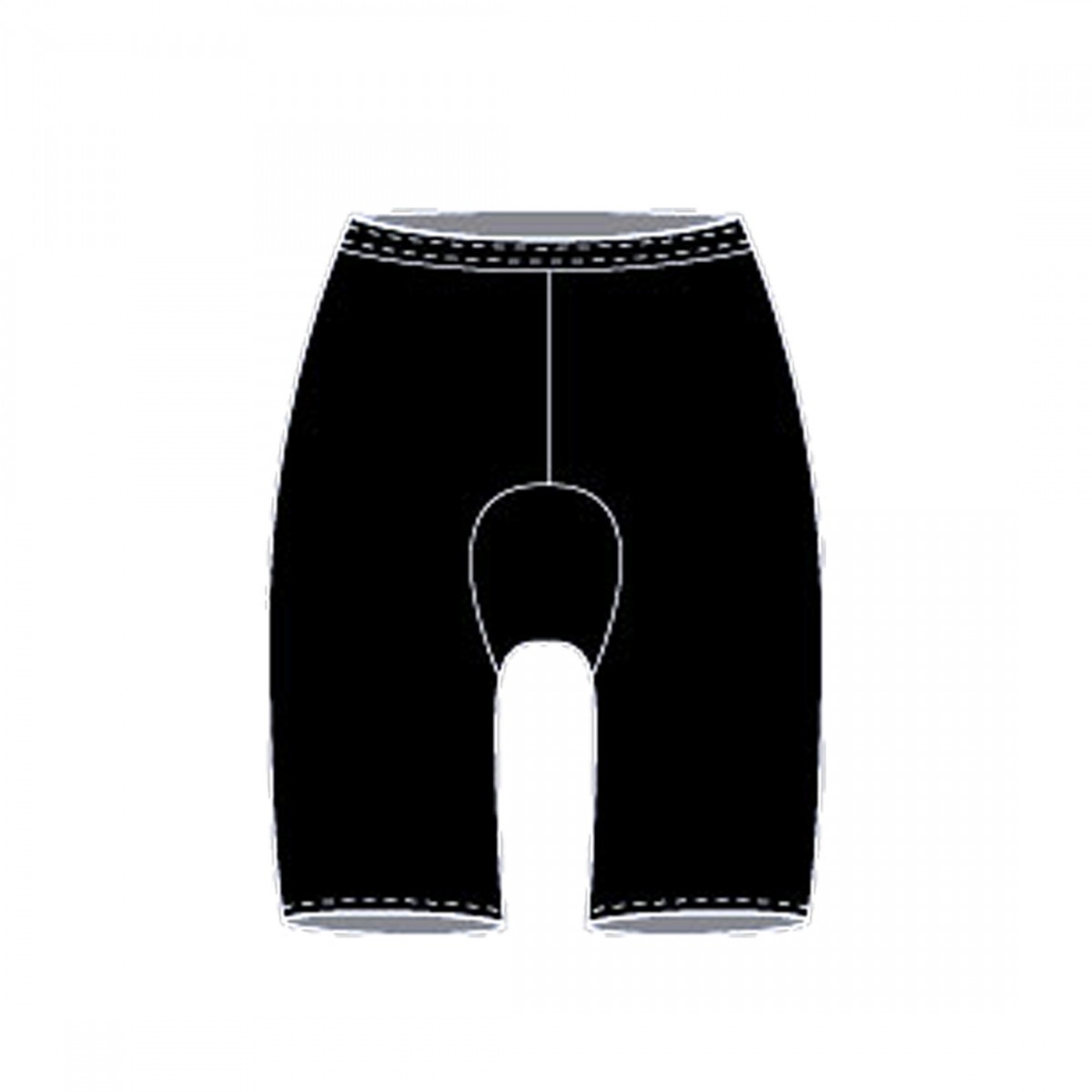 Womens Padded Lycra Cycling Short Liner with Anatomical Padding - 3390₽