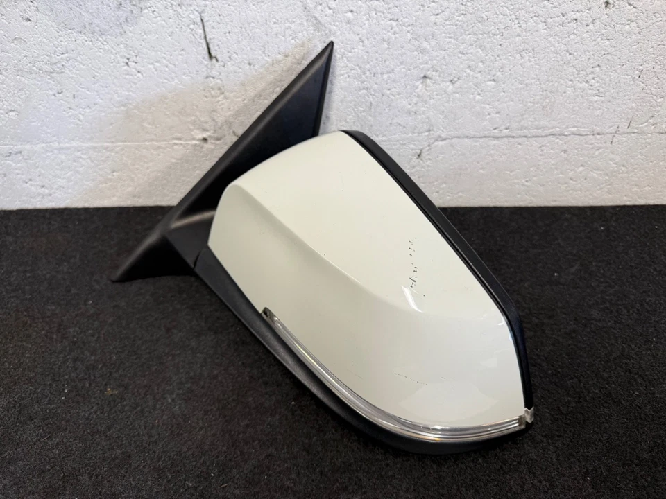 ✅ ESPEJO RETROVISOR PUERTA LADO CONDUCTOR IZQUIERDO BMW 2012-2018 F30 F31 BLANCO OEM 5 pines Foto 4 de 4