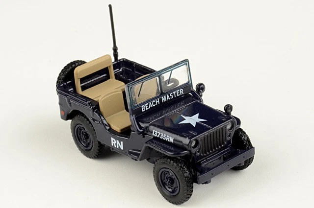 Jeep Oxford de metal fundido 76WMB001 modelo 1/76 Royal Navy - Imagem 2 de 2