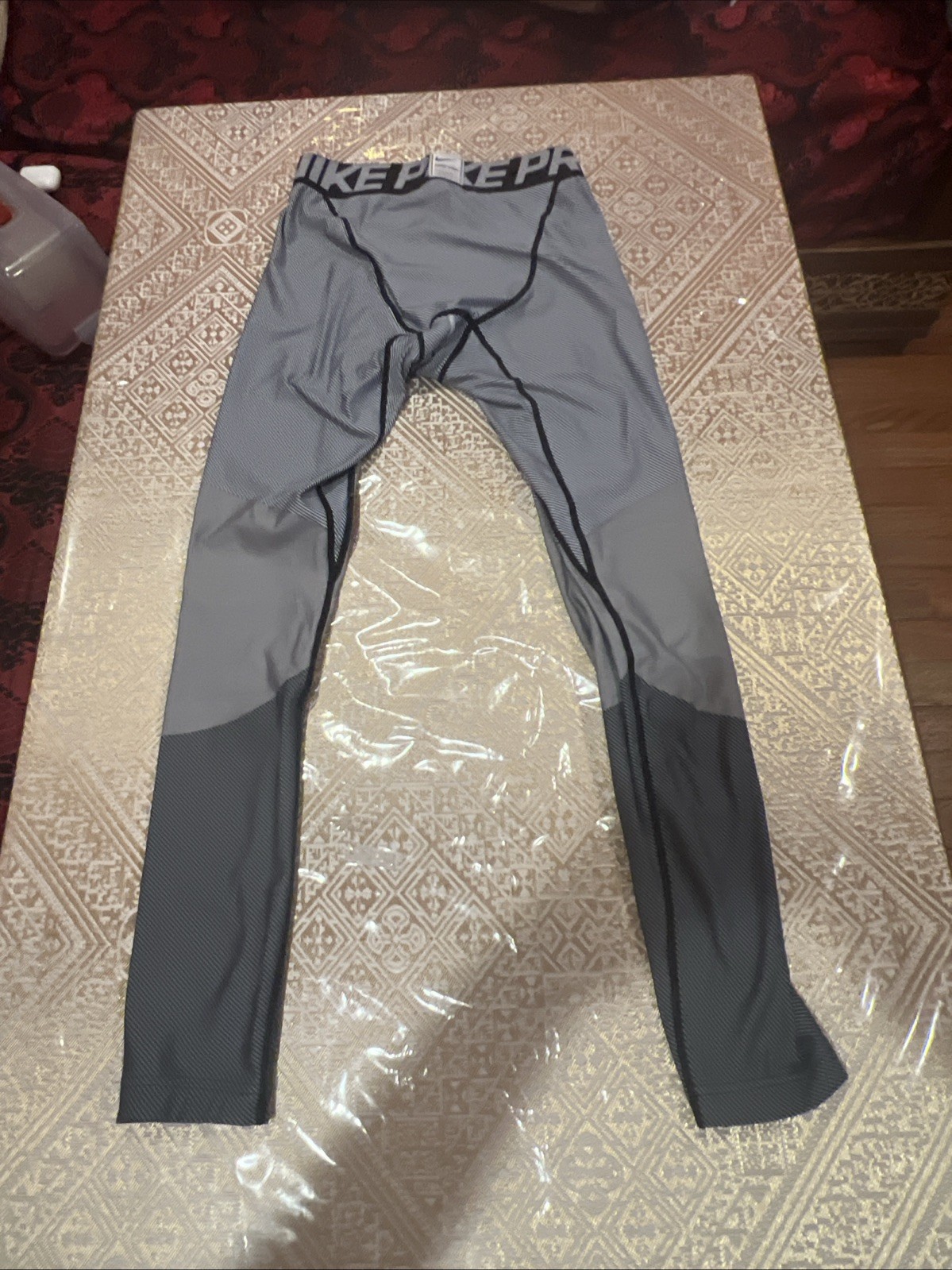 Pre-Owned Nike Pro Hyperwarm Lines Compression Pa… - image 18