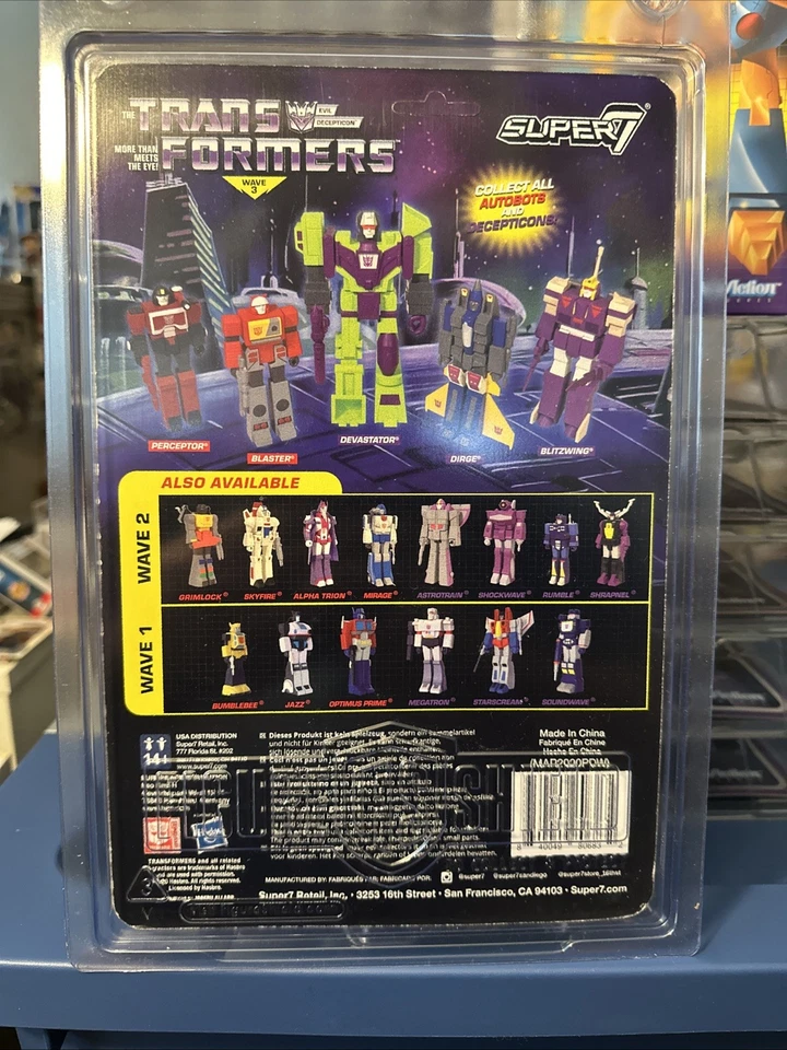 Super7 Reaction Transformers Decepticon Collection Lot of 13 New Sealed - Image 4 of 4